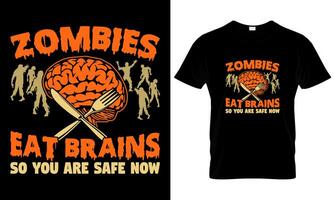 Halloween T-Shirt Design Geschenk Vorlage foto