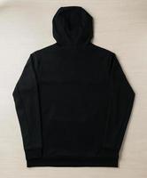 schwarzes Hoodie- oder Sweatshirt-Modell foto