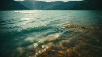 Wasser Hintergrund. ai generiert foto