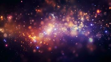 Technologie galaktisch Glimmer Komposition ai generiert foto
