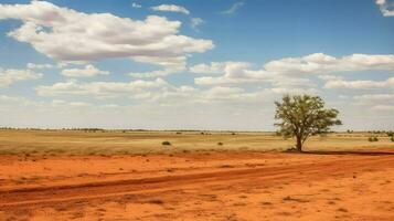 Natur Oklahoma rot Schmutz ai generiert foto