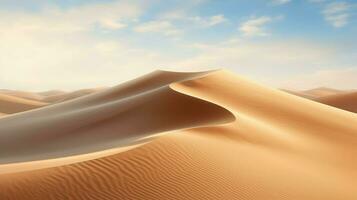 Düne vulkanisch Sand Dünen ai generiert foto