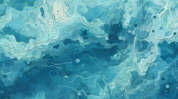 Hintergrund unter Wasser Kartographie abstrakt ai generiert foto