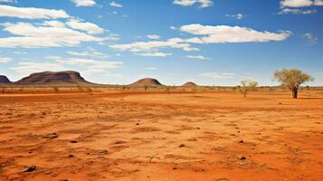 trocken australisch Outback Fernbedienung ai generiert foto