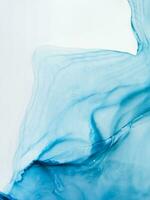 Blau marmoriert Alkohol Tinte Zeichnung Wirkung. Illustration Hintergrund. foto
