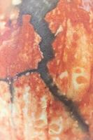abstrakt Flüssigkeit Acryl malen. marmoriert Blau abstrakt Hintergrund. Flüssigkeit Marmor Muster. Hand gemalt Hintergrund mit gemischt Flüssigkeit Rot, Blau und Grün malt. modern Kunst. foto