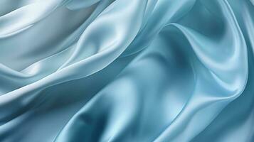 abstrakt Blau Hintergrund Luxus Stoff oder Flüssigkeit Welle oder wellig Falten von Grunge Seide Textur Satin- Samt Material zum luxuriös elegant Hintergrund Design. hoch Qualität Illustration foto