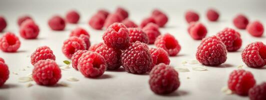 Himbeeren. ai generiert foto