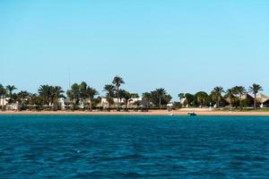 Meerblick von Dahab Sina Ägypten Landschaft Meer und Berge foto