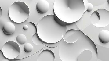 Weiß abstrakt Hintergrund, im das Stil von Licht Weiß und Licht grau. erstellt mit generativ ai foto