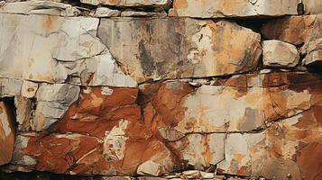 der Natur Segeltuch Felsen Formationen im ein National Park, generativ ai foto