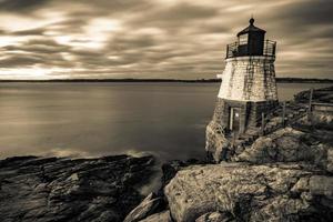 Oldcastle Leuchtturm in Newport Rhode Island foto