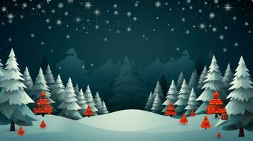 Urlaub Glück durch festlich glücklich Weihnachten Hintergrund. generativ ai foto