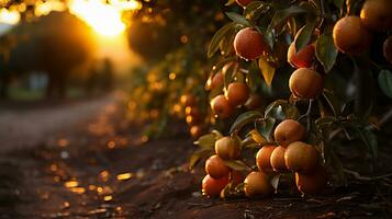 Obst Obstgärten ein saisonal Freude zum Natur Enthusiasten foto