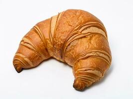 Croissant isoliert auf transparent Hintergrund. ai generativ. foto