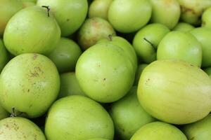 Affe Apfel Sammlung Nahaufnahme, es war das Jujube Süss und knusprig. foto