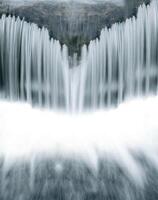 Wasserfall hautnah foto