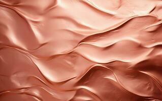 Rose Gold Farbe Hintergrund, generativ ai foto