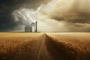 das Wirtschaft von Korn Angebote Risiko und belohnen. generativ durch ai foto
