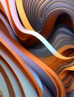 schön abstrakt Farbe Welle foto