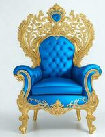 Luxus klassisch Antiquität Sessel zum modern entworfen Innere foto
