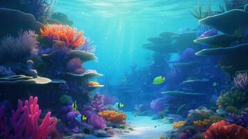 Koralle Riff natürlich Hintergrund foto