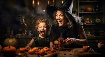 komisch Halloween Frauen foto