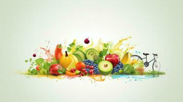 gesund Lebensstil und Fitness foto