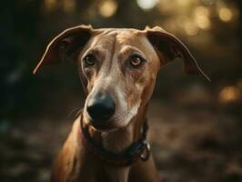 Azawakh Hund erstellt mit generativ ai Technologie foto