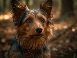 australisch Terrier Hund erstellt mit generativ ai Technologie foto