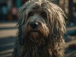 Bergamasco Hund erstellt mit generativ ai Technologie foto