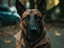 Belgier Malinois Hund erstellt mit generativ ai Technologie foto