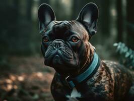 Französisch Bulldogge erstellt mit generativ ai Technologie foto