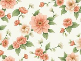 schön Blumen- Hintergrund von Rosa Hibiskus und Rosen. isoliert generativ ai foto