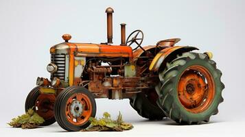 Nahansicht von ein alt Traktor oder Traktor Bauernhof foto