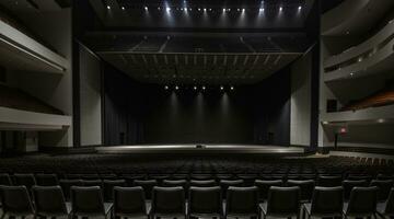 elegant groß Konzert Halle zum Musik- Performance foto