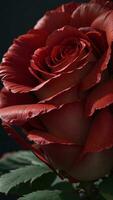 Foto Detail von frisch rot Rose