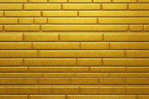 Gold Backstein Mauer Hintergrund, Gold Mauer Hintergrund, Backstein Mauer Hintergrund, Mauer Hintergrund, Backstein Hintergrund, Backstein Mauer Textur Hintergrund, Backstein Muster, Backstein Wand, ai generativ foto