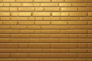 Gold Backstein Mauer Hintergrund, Gold Mauer Hintergrund, Backstein Mauer Hintergrund, Mauer Hintergrund, Backstein Hintergrund, Backstein Mauer Textur Hintergrund, Backstein Muster, Backstein Wand, ai generativ foto