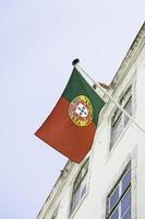 Flagge von Portugal foto