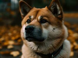 Akita Hund erstellt mit generativ ai Technologie foto