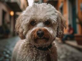 Bolognese Hund erstellt mit generativ ai Technologie foto