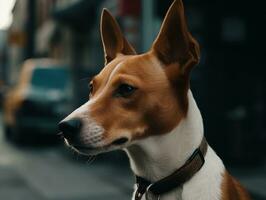 Basenji Hund erstellt mit generativ ai Technologie foto