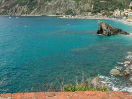 la spezia beim das Mittelmeer Meer foto