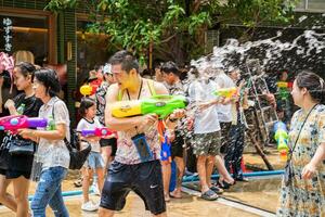 Songkran Festival in Thailand foto