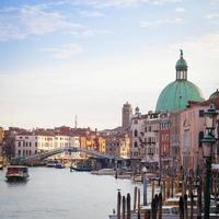 Blick auf den Kanal von Venedig foto