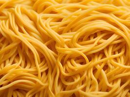 roh organisch Gelb Spaghetti bereit zu Koch foto