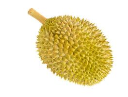 Durian Obst isoliert auf Weiß Hintergrund. König von Früchte im Süd-Ost Asien. foto
