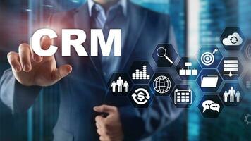 Geschäftskunden CRM-Management-Analyse-Service-Konzept. Beziehungsmanagement foto