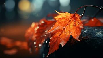 Epos Fotografie Schuss von Herbst Hintergrund mit natürlich Beleuchtung. generativ ai foto